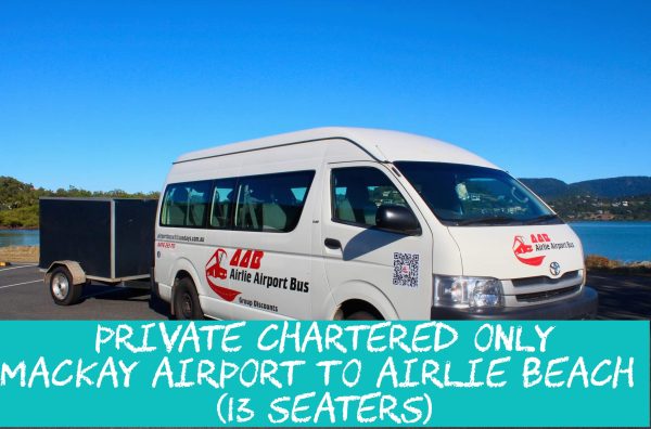 Mackay Airport to Airlie Beach Private Chartered