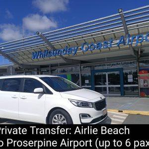 Airlie Airport Bus - Airlie Beach Private Transfer (up to 6 pax)