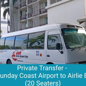 Private Transfer - Whitsunday Coast Airport to Airlie Beach 20 Seaters Bus